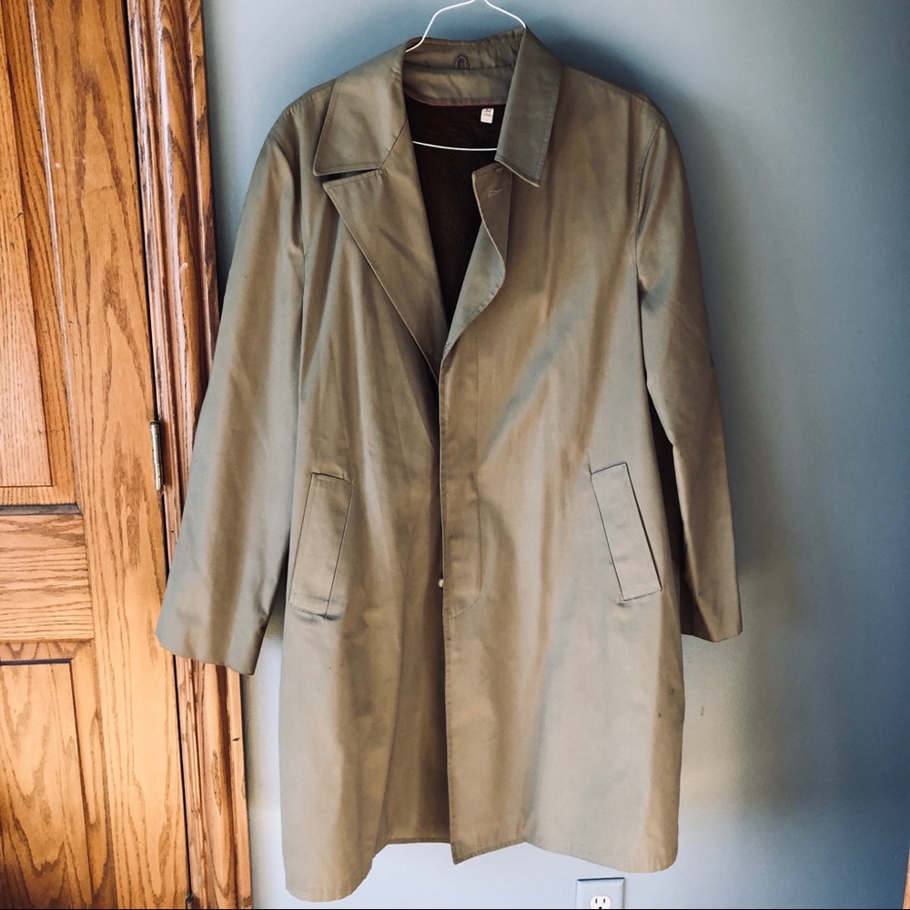 Vintage khaki trench coat